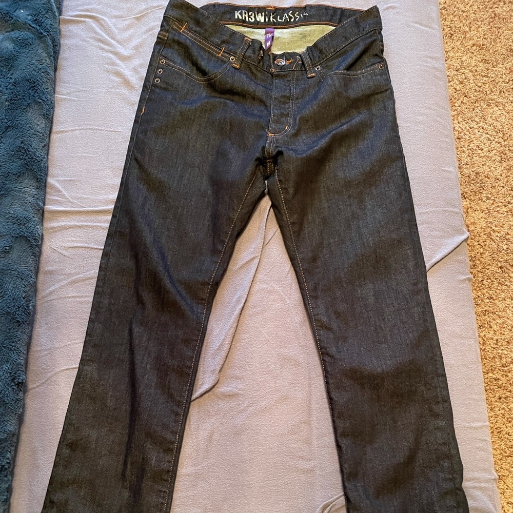 Classic Fit Raw Blue Kr3w Jeans